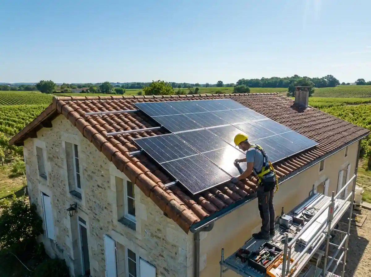 Installation de Panneaux Solaires Izon