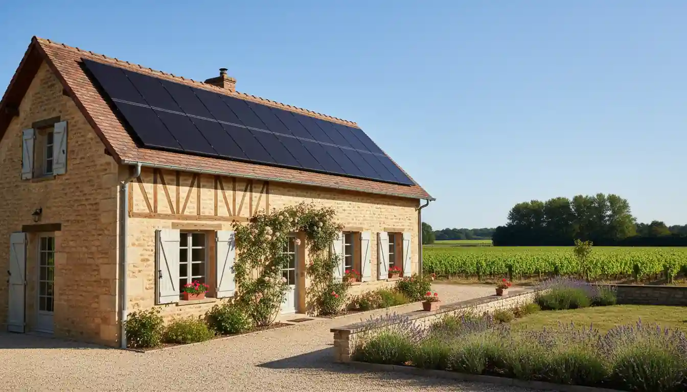 Installation de Panneaux Solaires à Izon, Château Plaisance